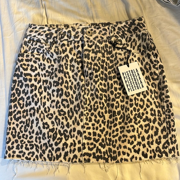 pistola Dresses & Skirts - Pistola animal print miniskirt XS NWT